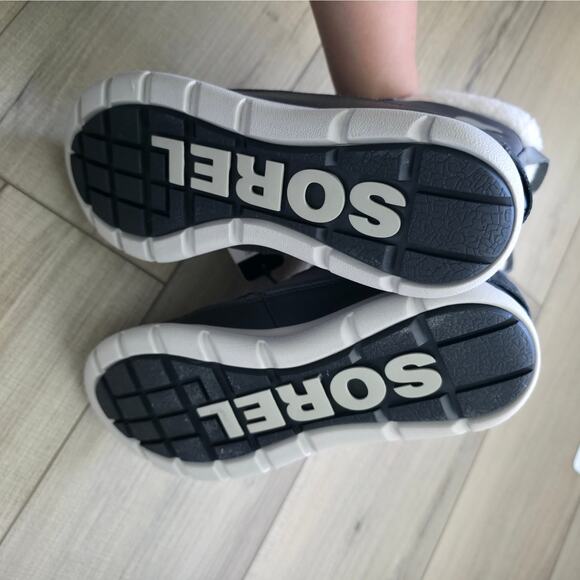 Sorel Explorer Carnival Gray/White Waterproof Boots Women Sz 9.5 NL3040 NIB - Picture 4 of 10